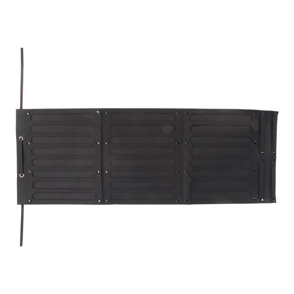 Baby Hair Bows Holder Large Capacity Foldable 3 Layers Baby Girls Headband Holder for Door Closet Wall Black