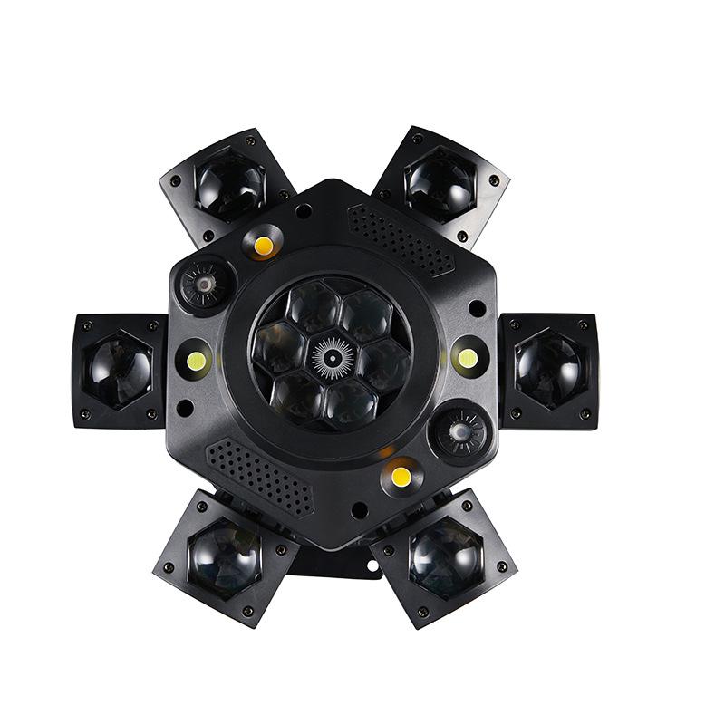 Vajra Laser Beam Light: HD Lens Colorful Six-Armed Light Bar for KTV Atmosphere