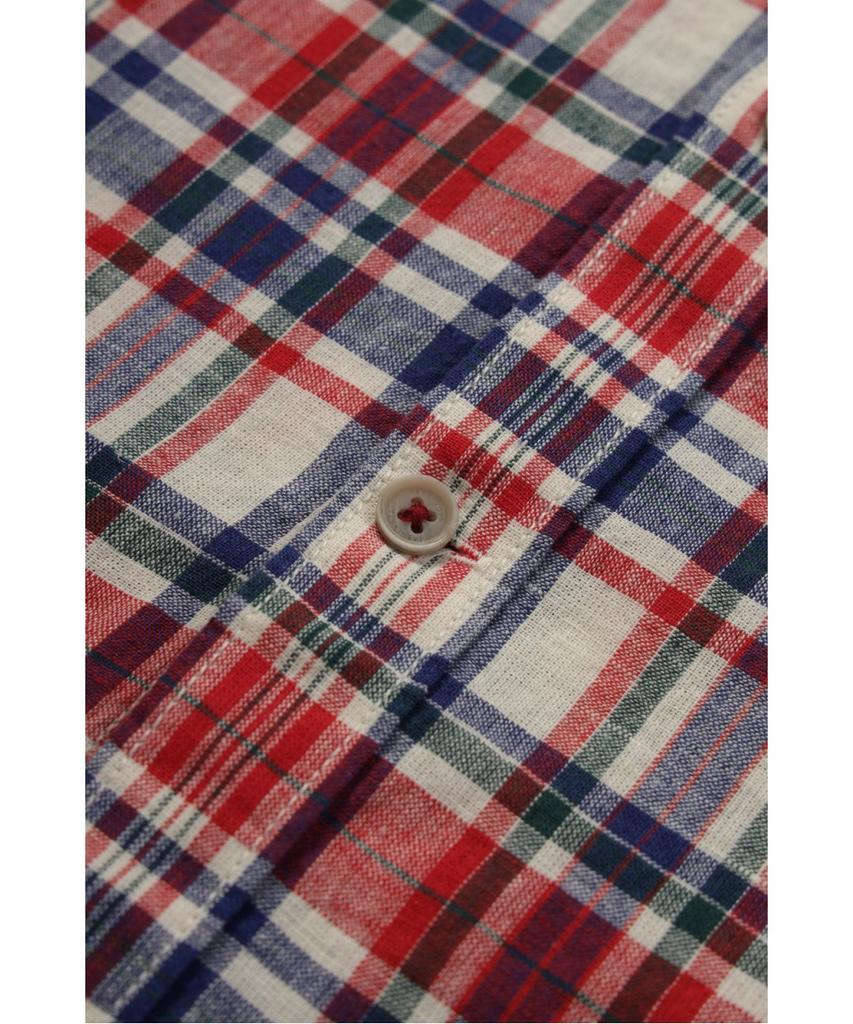 BRENTWOOD Linen Cotton Multi Check Casual Shirt Brsam26452Rex