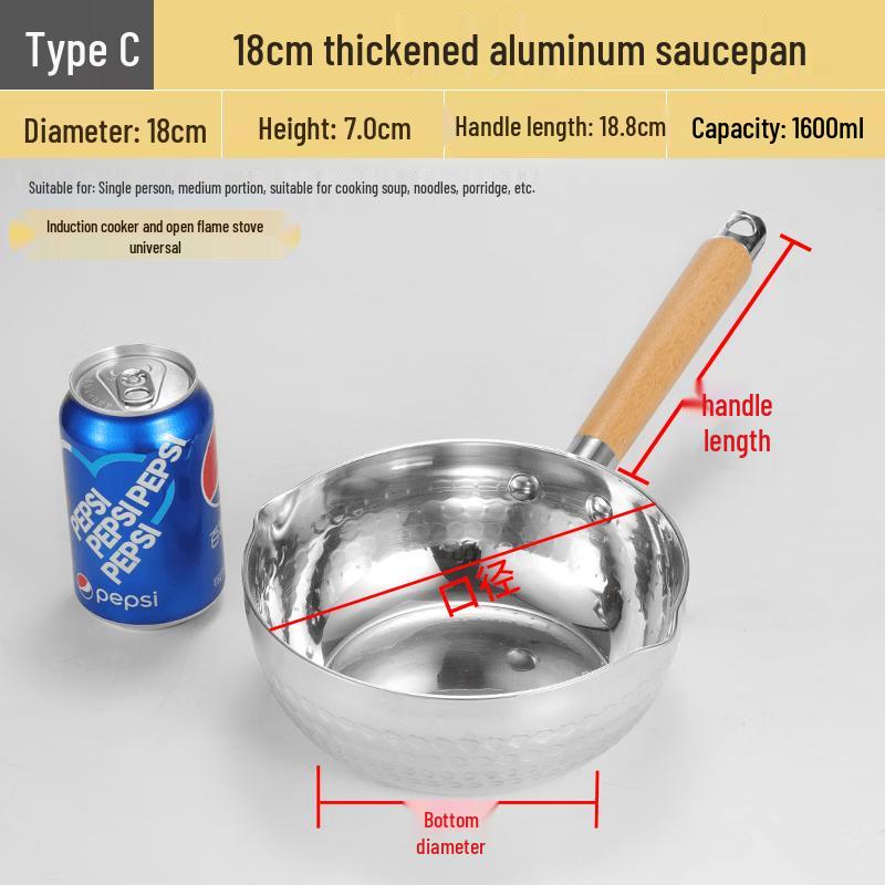 Japanese-Style Aluminum Yukihira Pot