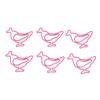 100pcs Chick Paper Clips Vibrant Color Animal Paper Clips Waterproof Rustproof Reusable Iron Wire Cu