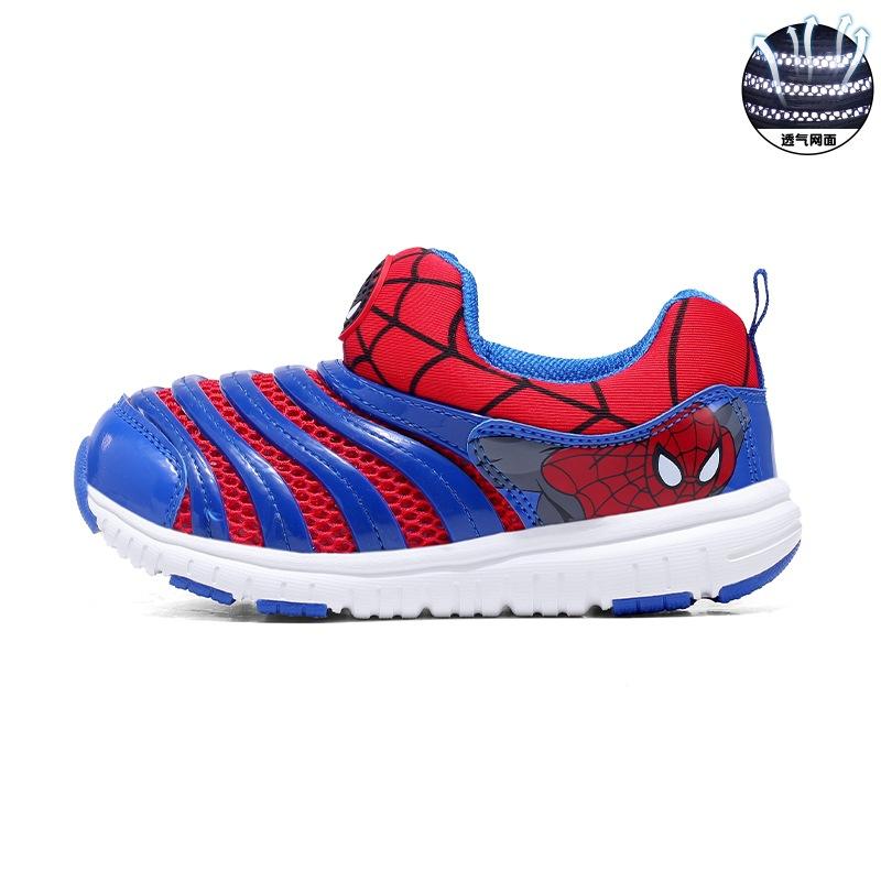Boys shoes 2025 summer hollow single net classmates boys sports shoes middle older children caterpillar children's sports shoes