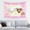 Sugarbunnies Anime Print Large Tapestry Kawaii Hippie Living Room Bedroom Decor