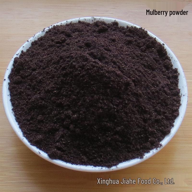 Black Mulberry Seedless Powder 500g - Freshly Ground for Brewing