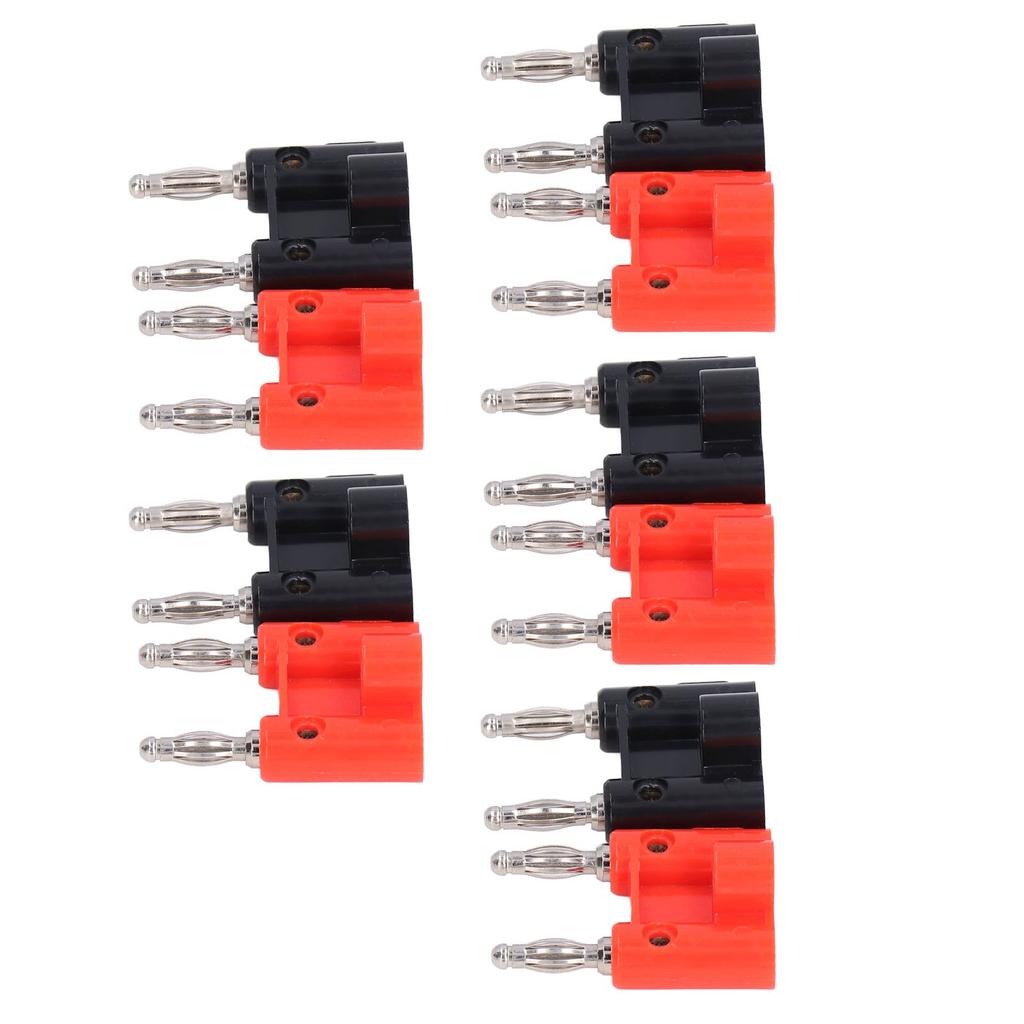 5 Satz Doppelte Bananenstecker Messing PE Lötfreie Laternen-Bananenbuchse für Elektronische Geräte Wohnmobil