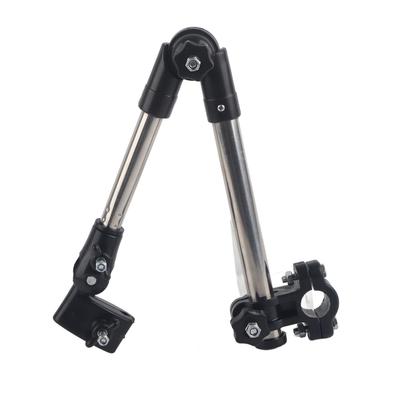 360 Degrees  Adjustable Umbrella Stretch Mount Stand Holder Baby Stroller Pram Bicycle Chair Black