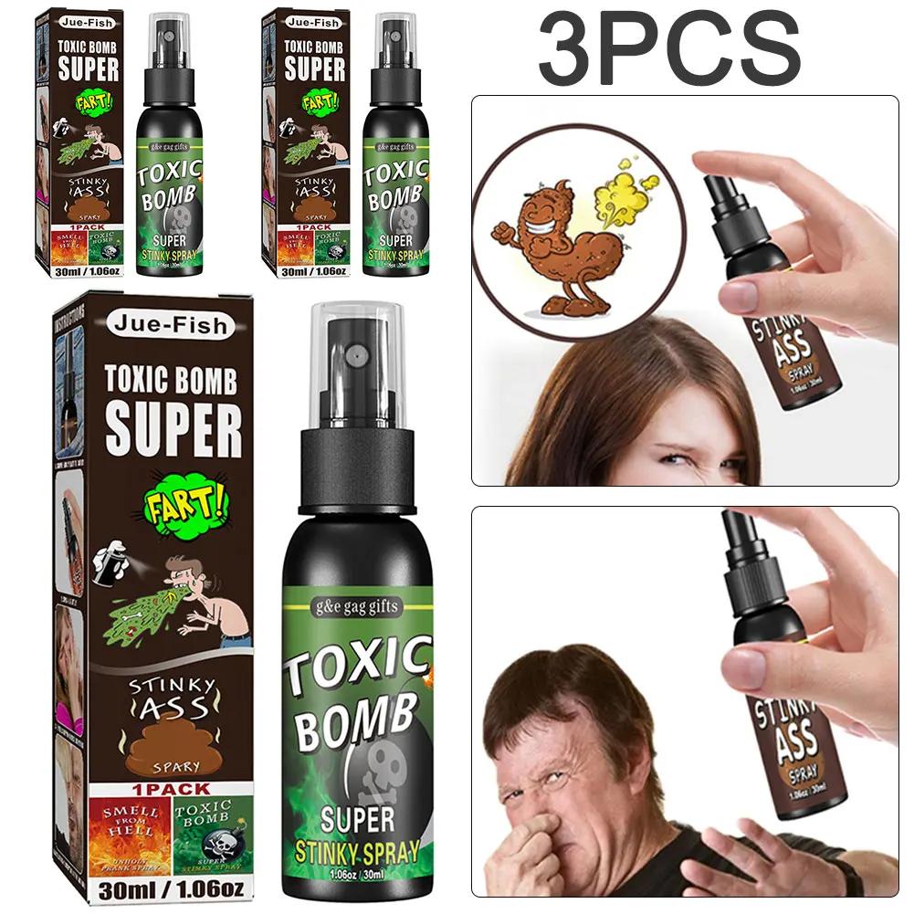 180-30ml Fart Gag Spray Prank Joke Plastic Smelly Stinky Gags Party Supplies Spray Can Stink for Adults Kids Non Toxic for Party