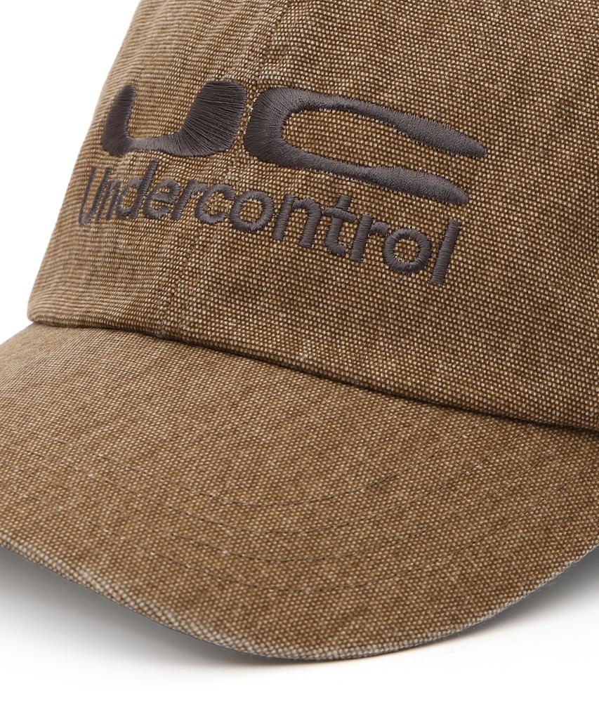 Eondeokeonteulol Washed Cotton Vintage Relaxed Fit Logo Oversized Big Head Ball Cap Unisex Baseball Cap Uc / Bio Washed B B / Ox Desert