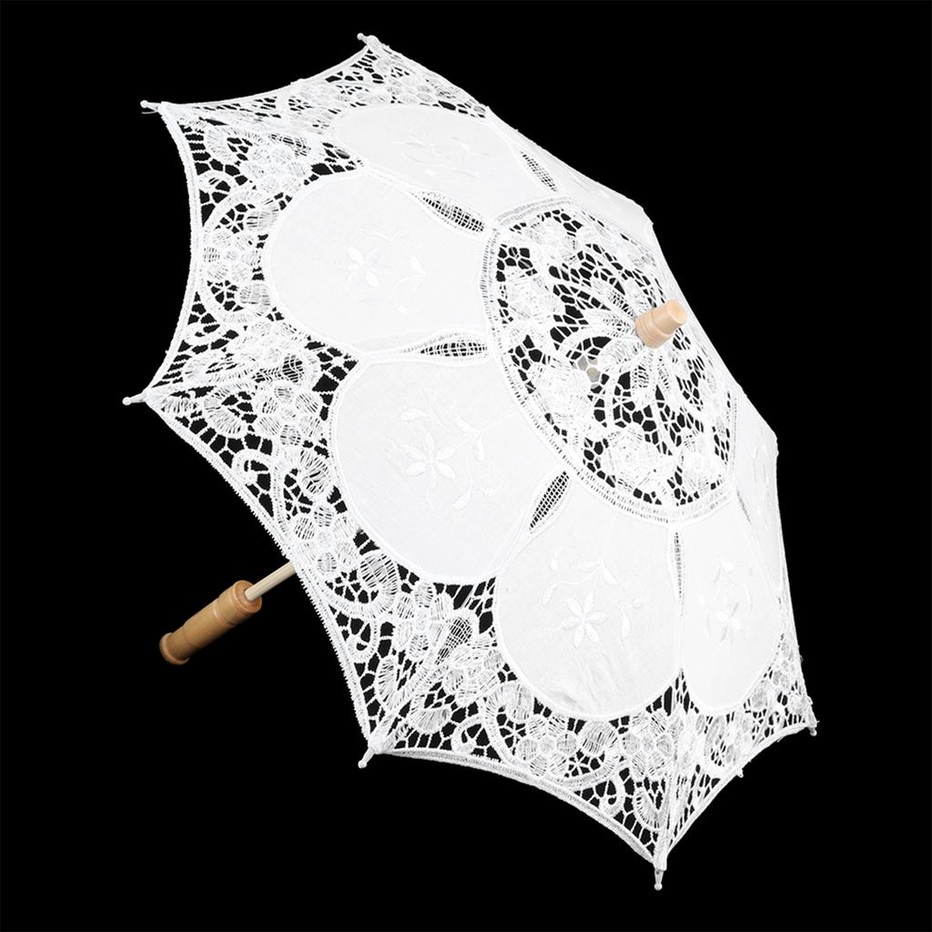 West   Bridal Lace Umbrella Parasol Banquet Stage Photography Prop Wedding Supplies