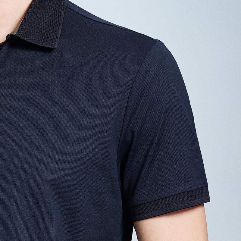 Antonio Men's Mulberry Silk Blend Business Polo Shirt