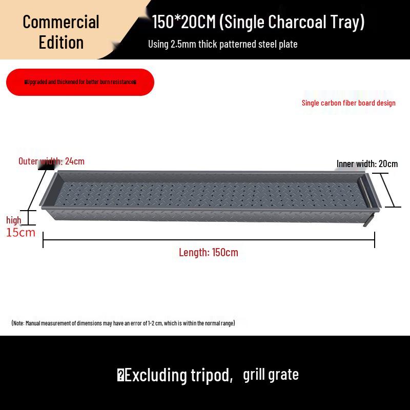 Outdoor Charcoal Barbecue Grill