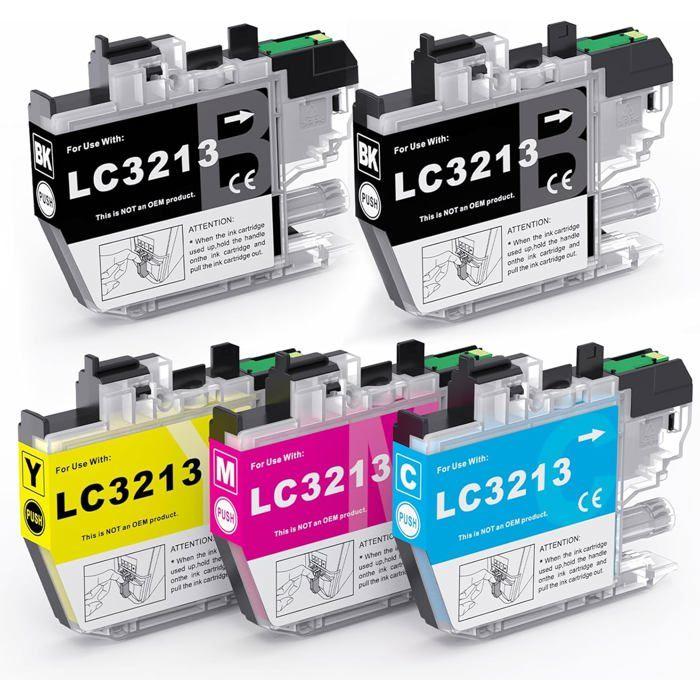 Cartouches d'Encre - COMPTOIR DES PARISIENNES - LC3213 - Multi-couleurs - 400 pages - Pack de 5