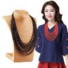 Bohemian Ethnic Hand-Woven Seed Bead Necklace Set