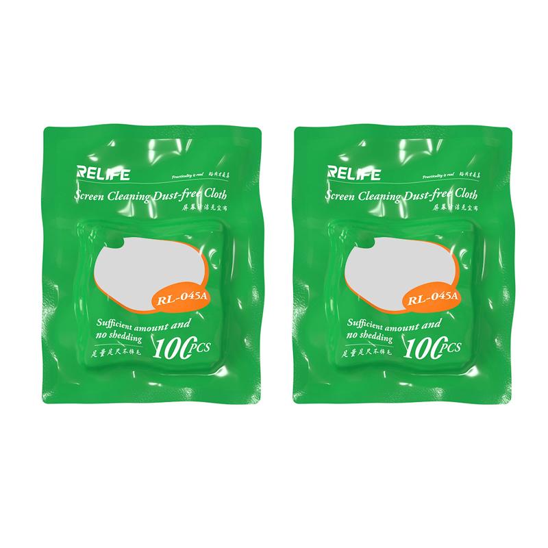 RELIFE RL-045A Soft Dust-Free Wipes Cleaning Cloth for Mobile Phone Tablet LCD Screen Camera Glass Cleaning Tools