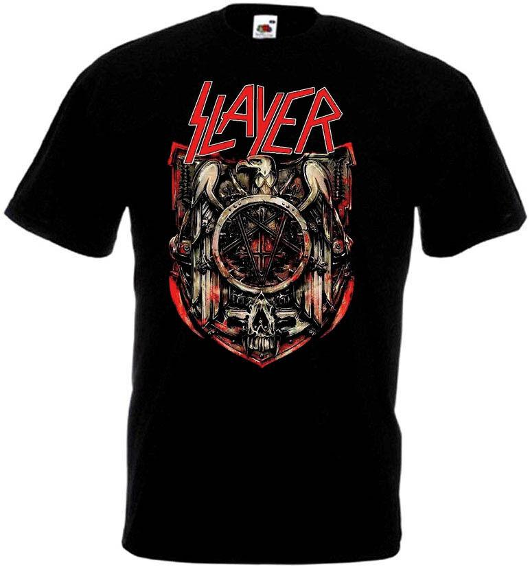 

Черная футболка унисекс Slayer Poster V20 Trash Heavy Metal