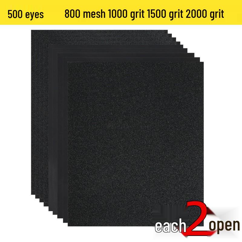 Ultra-fine 2000 Grit Wear-Resistant Sandpaper for Wet and Wood Sanding