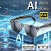 Intelligente 8K KI-Brille mit 100W Kamera Chat Gpt Touch Outdoor Sport Sonnenbrille Bluetooth Anrufe Musikplayer Bildstabilisierung für Männer Frauen Geschenk