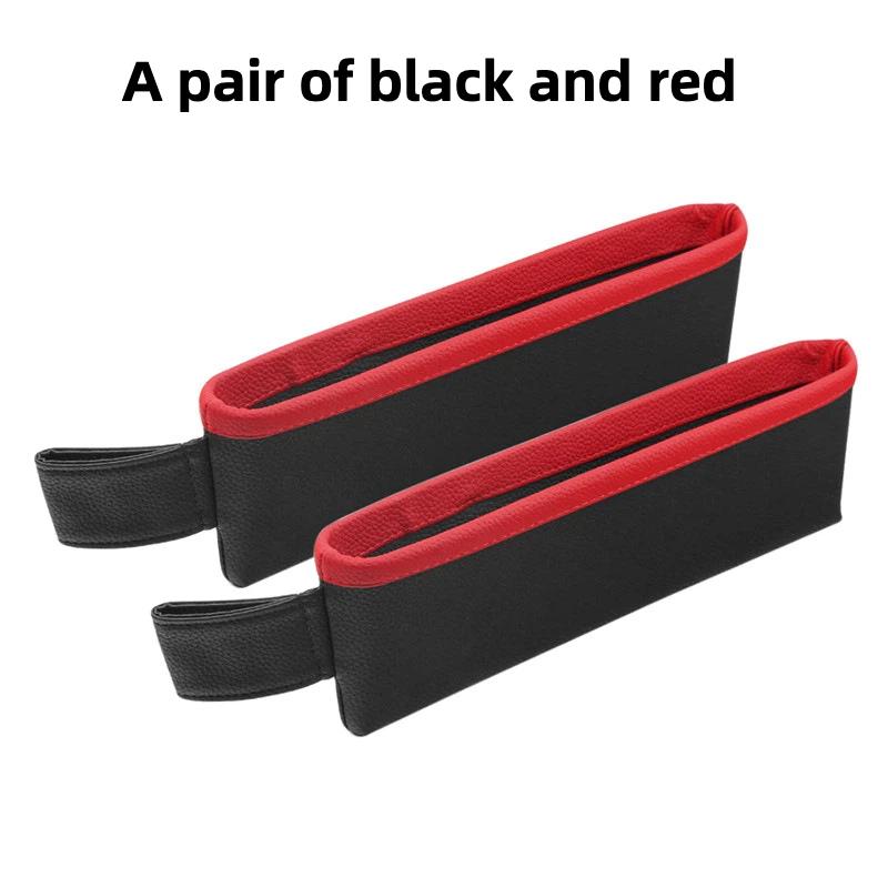 2pcs For TOYOTA Series Dedicated Car Seat Gap Storage Box and Leather Center Console Gap Filling Storage Box Car Decoration