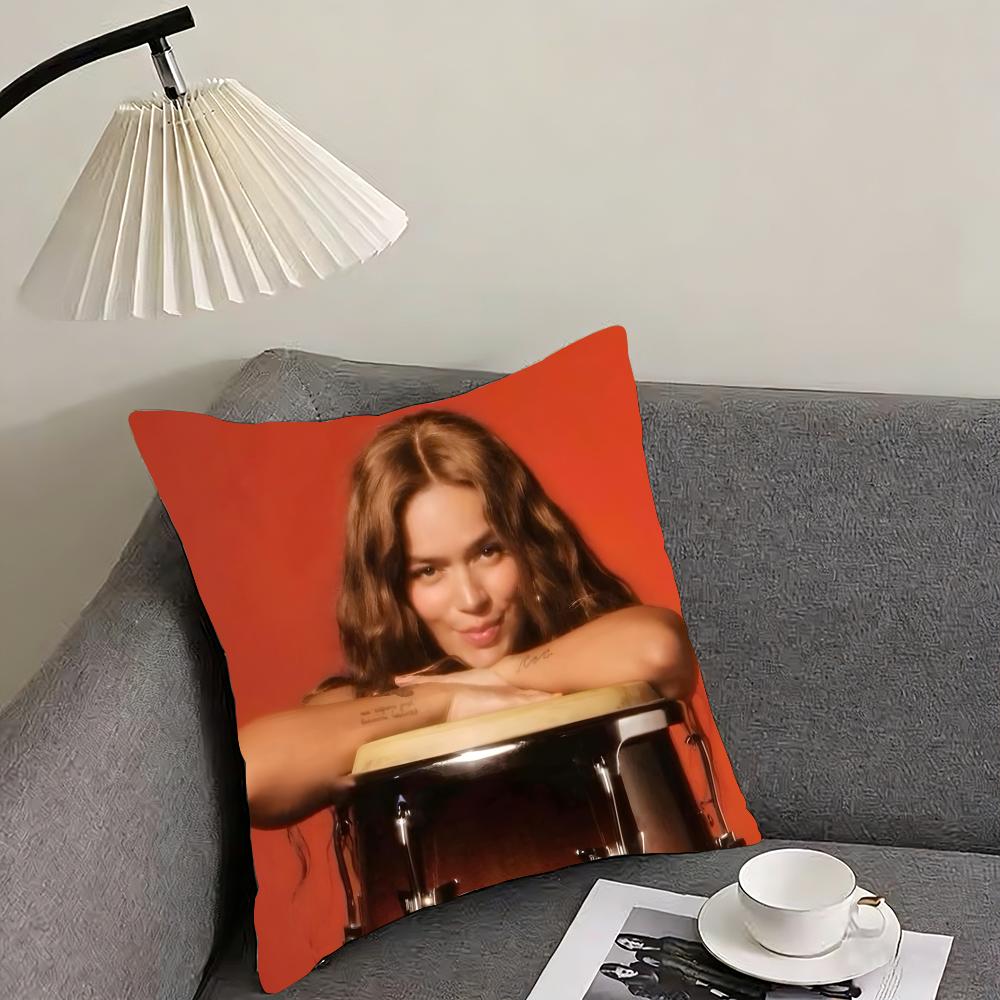 

KKarol G TropicoquetaA Singer Cushion Cover Pillowcase Ultra Soft Skin Friendly Fabric Cloud Like Comfort Concealed Zipper 30x30cm