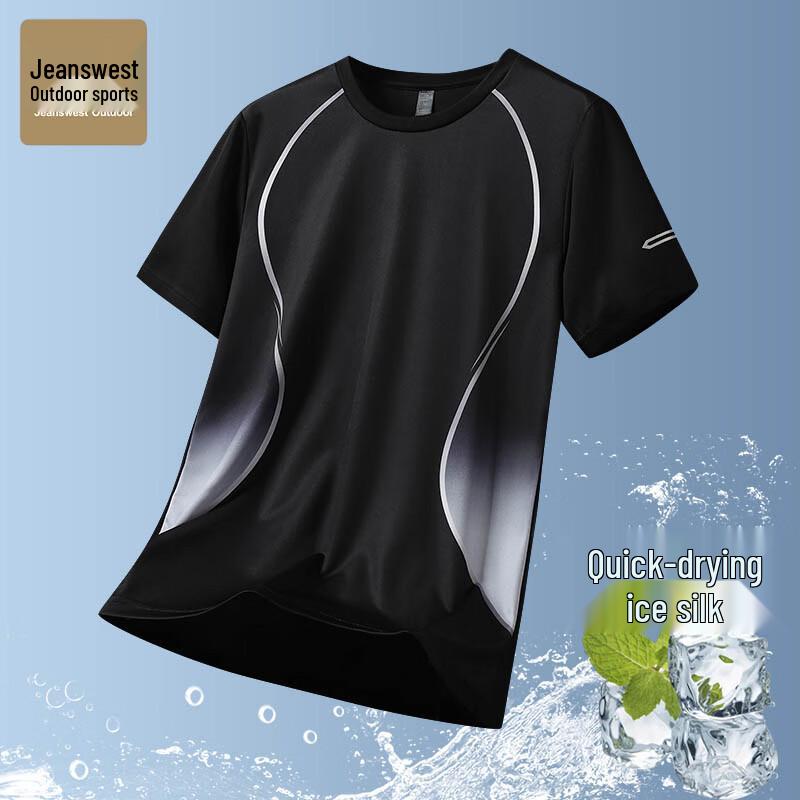 Jeanswest Men s Outdoor Quick-Dry Round Neck T-Shirt L