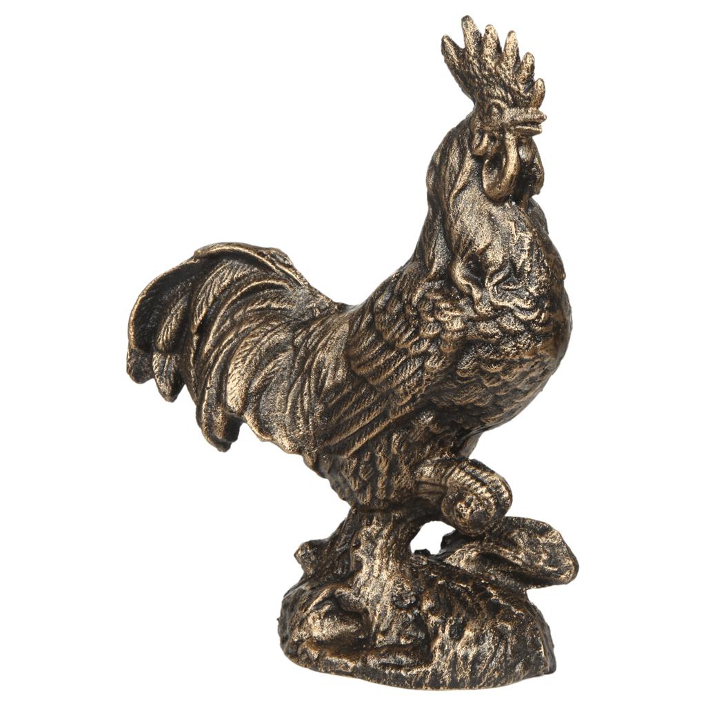 Cast Iron Rooster Figurine Decorative Rooster Decoration