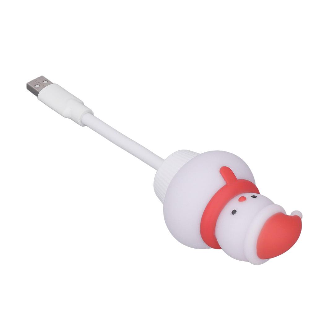 Mini USB LED Lamp Cartoon Shape Plug and Play Energy Saving Flexible USB Reading Light for Bedside Study Camping