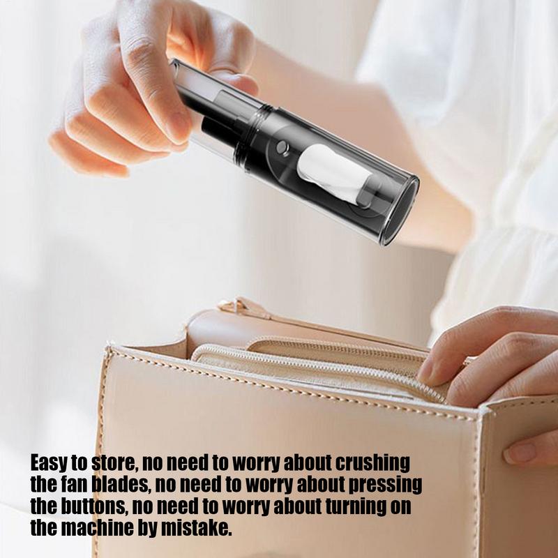 4 In 1 Multifunction Portable Mini Mist Fan Humidifier Facial Sprayer for Outdoor Travelling USB Rechargeable Handheld Fan