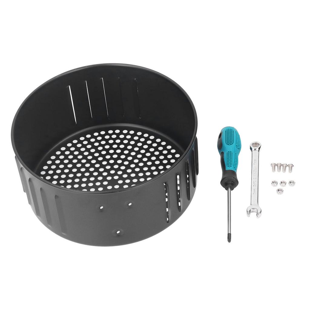 Fryer Replacement Basket Steel Non Stick Reusable Universal Fryer Drain Basket for Frying Baking