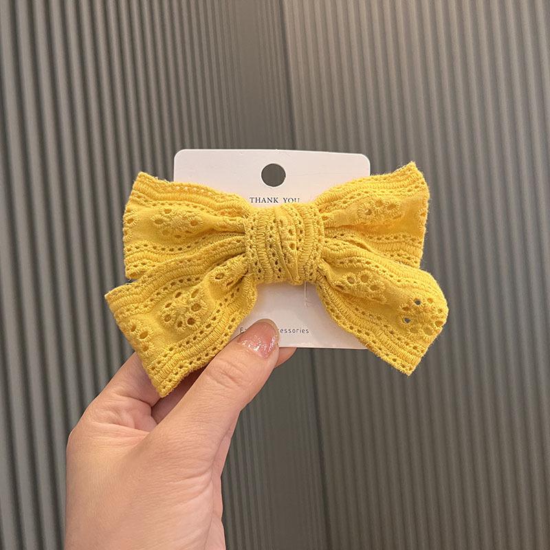 Kids' Lace Bow Hair Clip - Korean Style, Versatile DIY Accessory for Girls' Ponytails