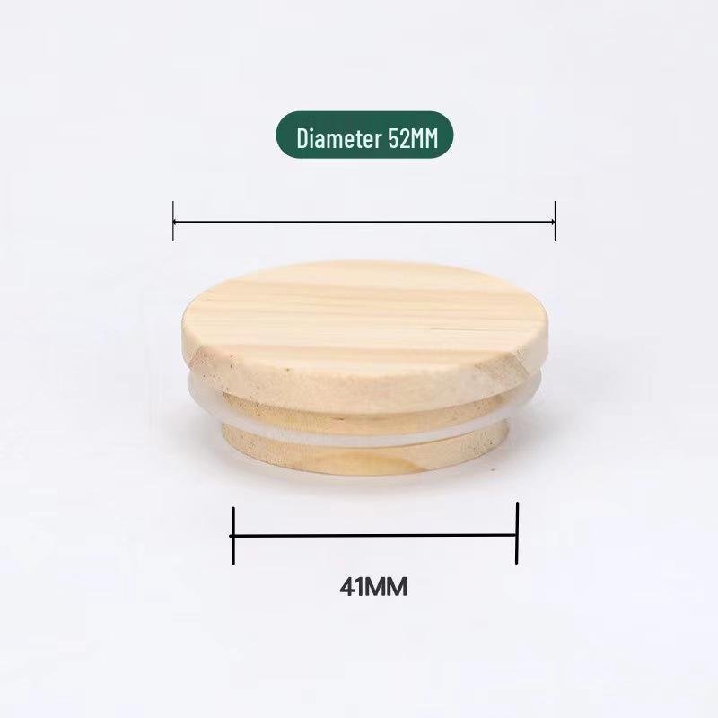Bamboo Wood Lid for Glass Bottles and Jars