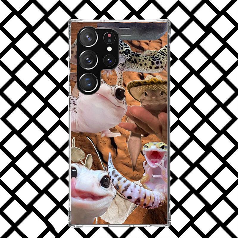 

Lizards Geckos Phone Case for Samsung Galaxy S26 S25 Edge S24 S23 Ultra S22 Plus S21 FE S20 + Soft Cover Print Fundas Galaxy S25 Samsung S24 Plus