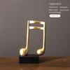 3PCS Music Note Decor Musical Sculpture Statue Resin Music Note Figurine For Home Piano Gifts Resin Ornaments