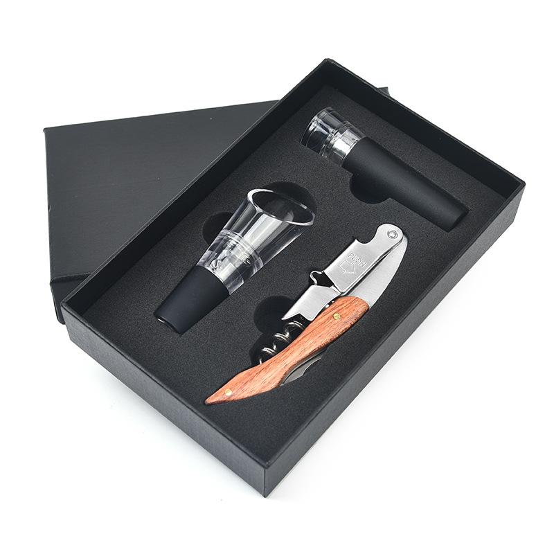 Stainless Steel Multi-functional Red Wine Corkscrew Opener Set