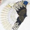 Folding Fan Gothics Lolitas Hand Fan Handheld Vintage Fan Party Decors for Women