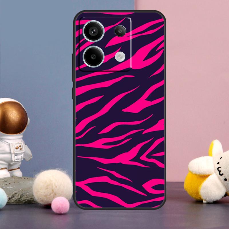 Coque Imprimé Rayures Zèbre Pour Xiaomi Redmi Note 13 9 10 11 12 14 15 Pro Plus Redmi 15 15C 14C 10C 12C 13C Housse