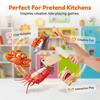 Sliceable Play Cutting Food Set Peelable Sliceable Food Toys New Toy Food Set  Food Recognition