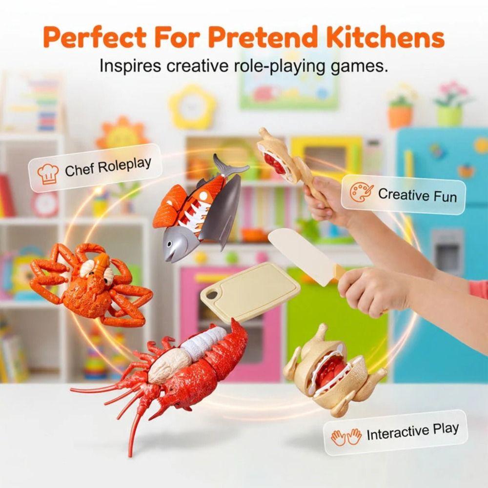 Sliceable Play Cutting Food Set Peelable Sliceable Food Toys New Toy Food Set  Food Recognition