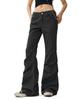 Deketeuumeon Flared Shirring Pants Dcwpt017Charcoal