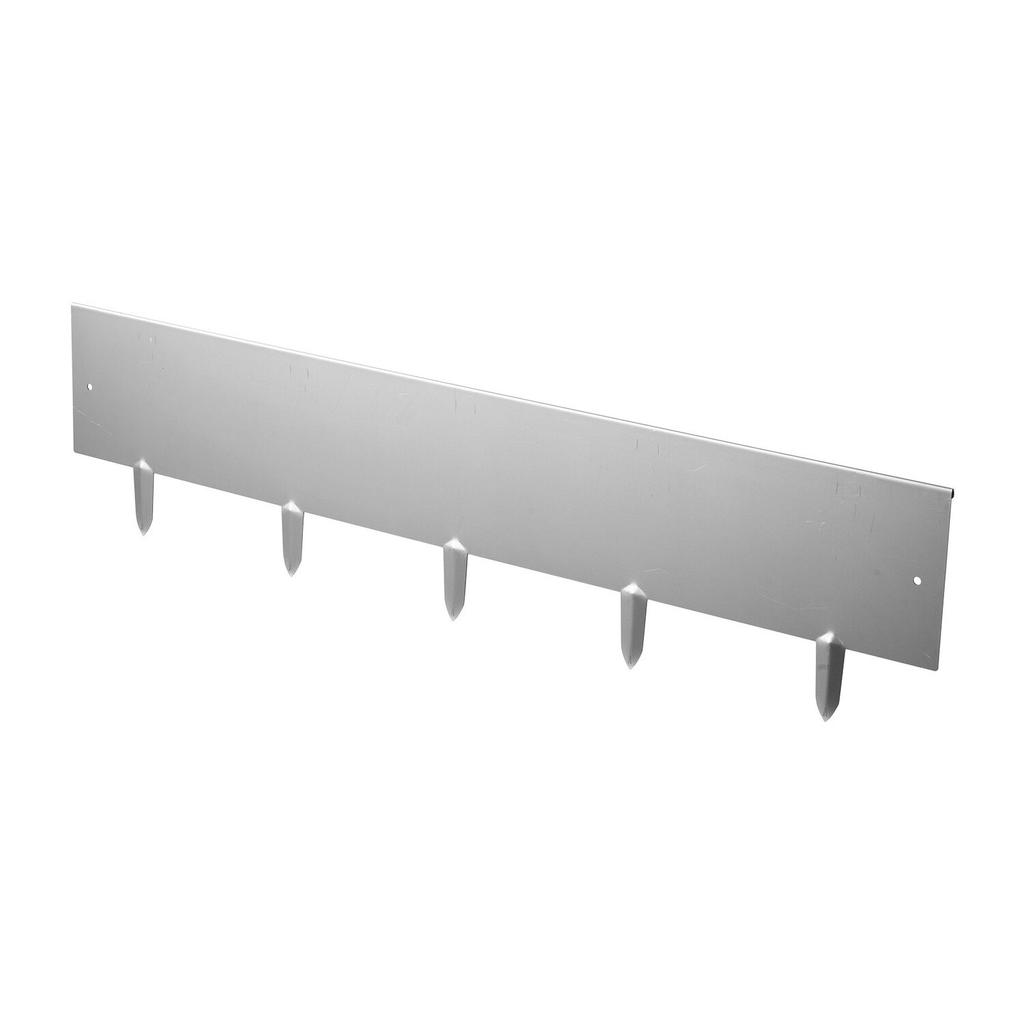 Corten Steel Landscape Edging, 10-Pack 100 X 23 Cm Metal Edging for Landscaping with 11 Connecting Plates, Easy-to-Install, Metal Garden Edge Border