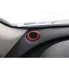 For Jaguar F-pace 2017-2024 Red Aluminum Alloy Dashboard L&R Speaker Sound Ring