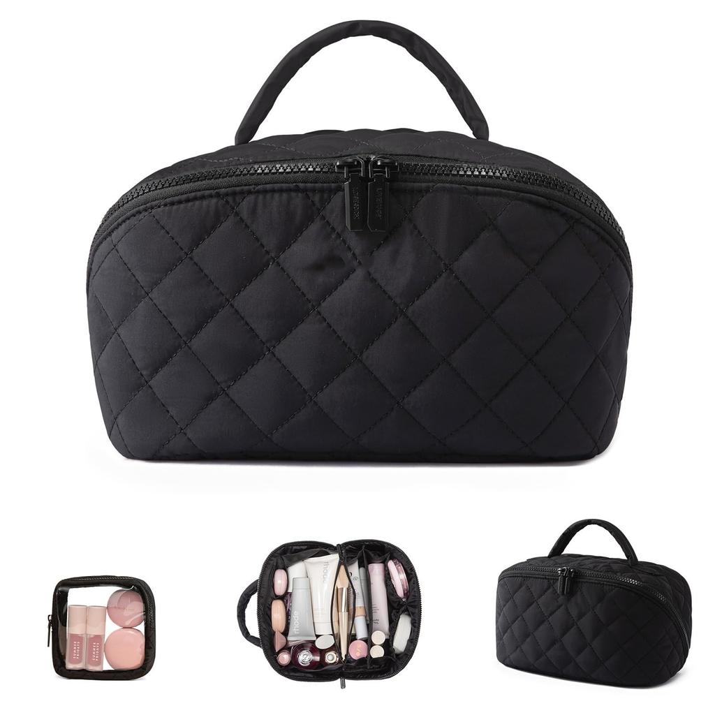Large Capacity Makeup Organizer Bag Travel Portable Cosmetic Case