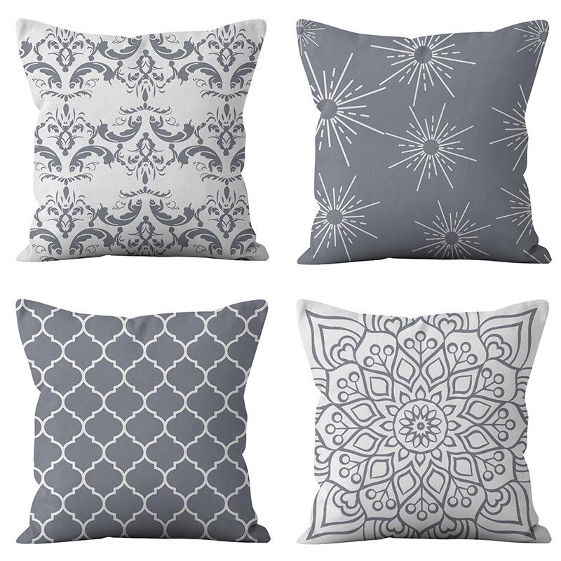 New Geometric Printed Pillow Case Home Sofa Office Pillow