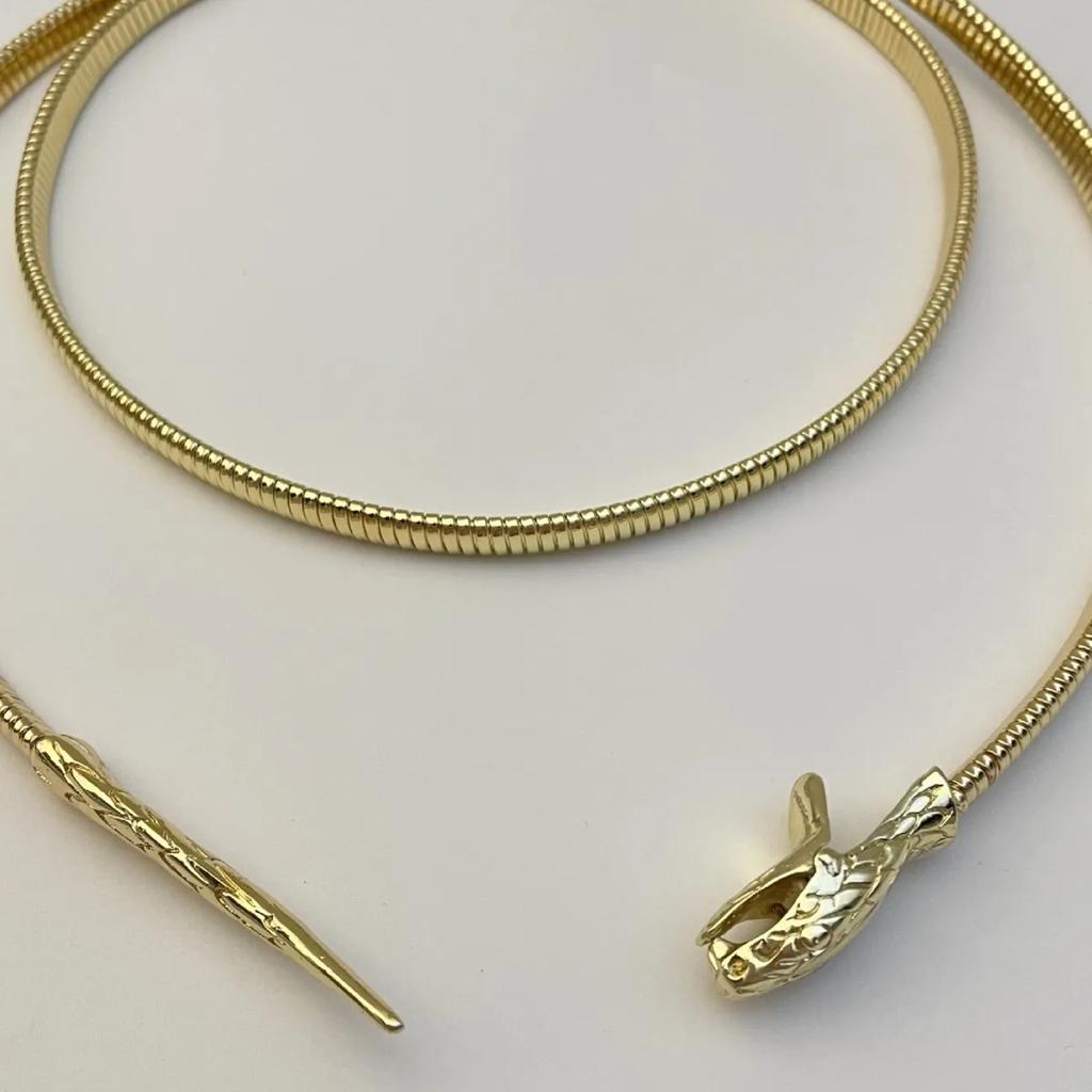 New Snake-shaped Waist Chain Women's Catwalk Style Chain Belt Snake Head