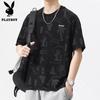Men's Casual Print Round Neck Short Sleeve T-Shirt