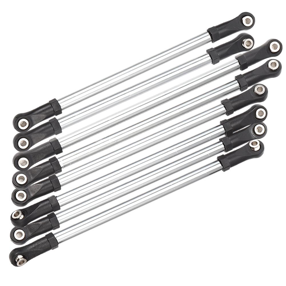 8pcs Metal Joint Link Rod RC Accessory Fit for SCX10II 90046 D90 1Celsius10 RC Car