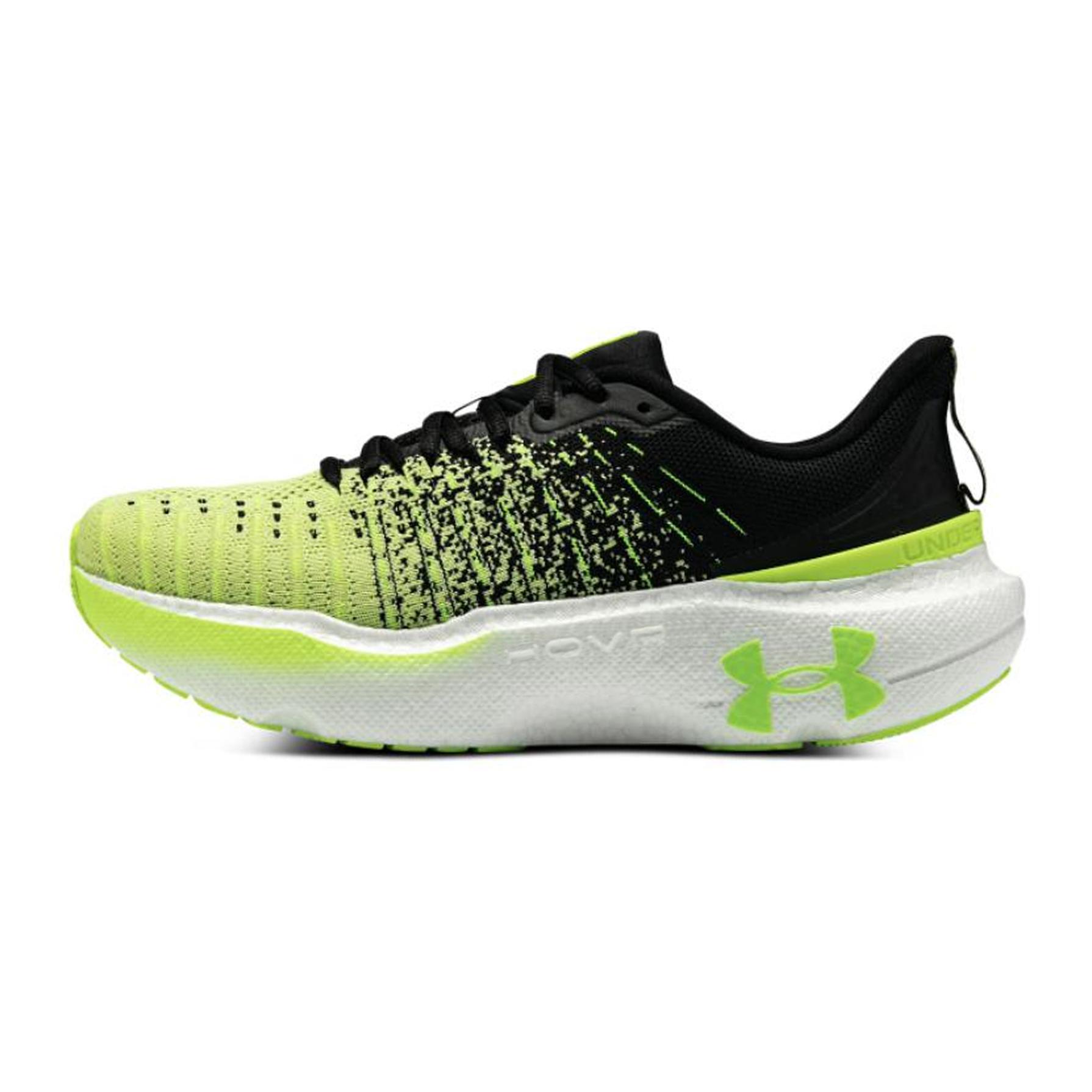Under Armour Infinite Elite Black Neon Yellow (Women s) 36.5