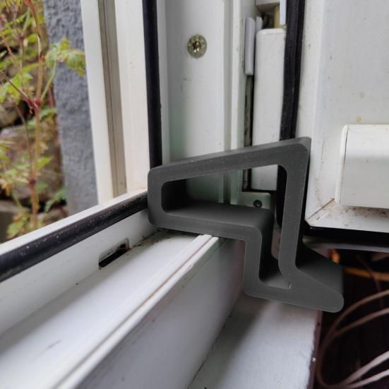 Window Door Stopper Non-Slip Windproof Anti-collision Heavy Duty Plastic Multi-Functional Windows Balcony Interior Doors Stop Wedge