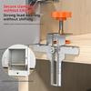 Cabinet Door Mounting Jig Assistant Tool With Wide 38mm Jaw Span And AntiSlip Scale Marking Systems Clear Scale