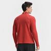 Fila Explore Minimalist Personality Sports Training Outdoor Mountain Comfortable Ribbed Fleece Long Sleeve T-Shirt Men Tops Hot-Red A11M617214FRD