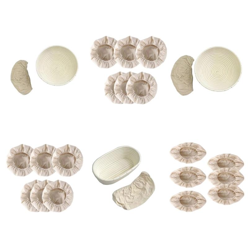 Natürlicher Gärkorb Runder Brotgärkorb Praktische Teiggärkörbe Brotkörbe Brotform